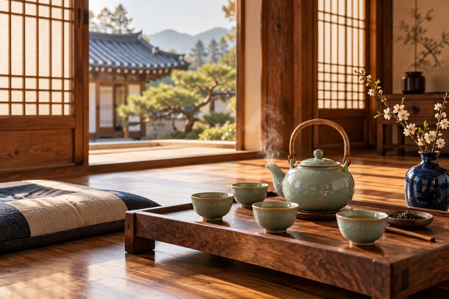 전주 한옥마을 카페 추천 7곳, 숙소 근처 코스 (2026) 3 전주 한옥마을 전통 찻집 다기와 차