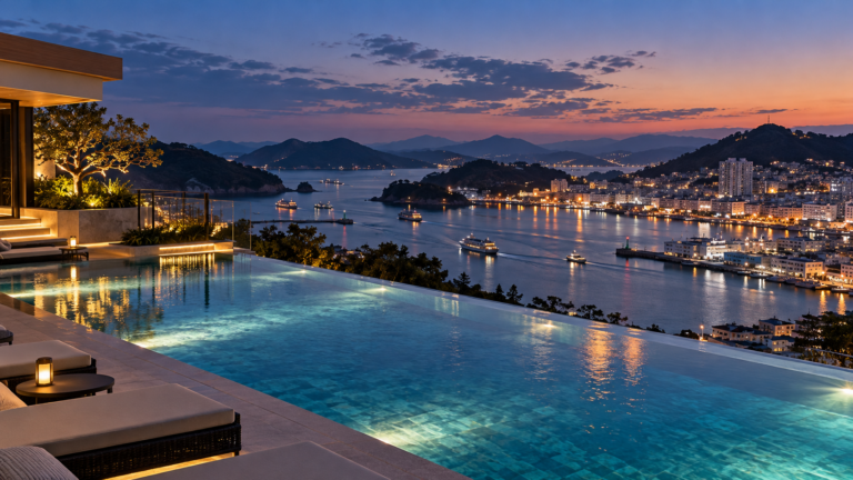 통영 오션뷰 리조트 한산 마리나 리조트, 수영장 (2026)